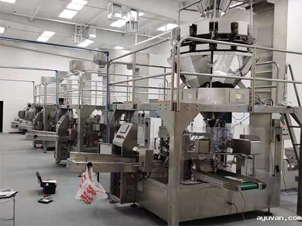 全自动预制袋干果包装机价格高于薄膜制袋的立式包装机